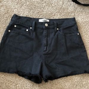 NWOT- Victorias Secret PINK black denim shorts